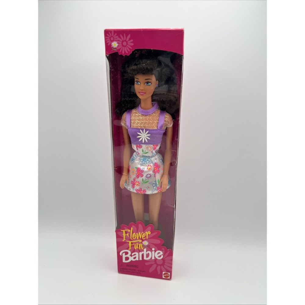 Barbie‎ Flower Fun 1996 Tersea Hispanic #16065 New In Box NIB Purple Outfit